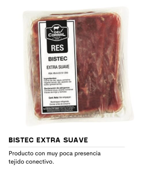 BISTEC EXTRA SUAVE CORRAL 1LB Cod 1505202501